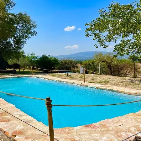 Exclusive Pool-open All Year-spoleto Biofarm-slps 8-village Shops, Bar1 Km 6 农家乐 Poreta