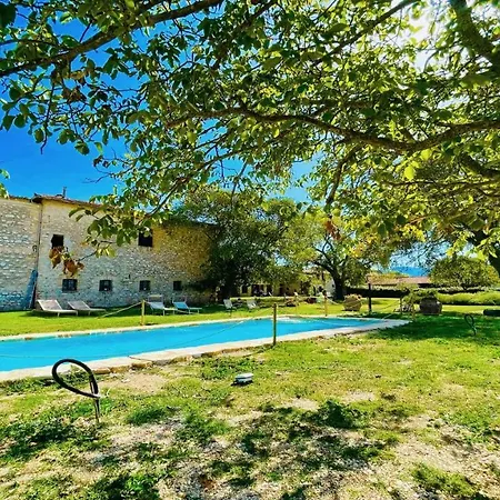 农家乐 Exclusive Pool-open All Year-spoleto Biofarm-slps 8-village Shops, Bar1 Km 6
